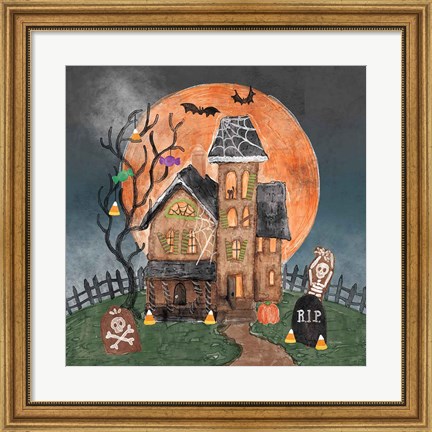 Framed Haunted Villa Print