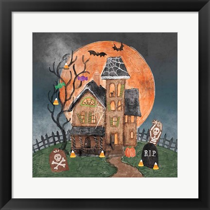 Framed Haunted Villa Print