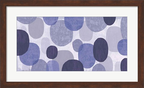 Framed Purple Drips III Print