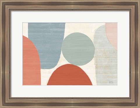 Framed Spring Costa Del Sol II Muted Crop Print