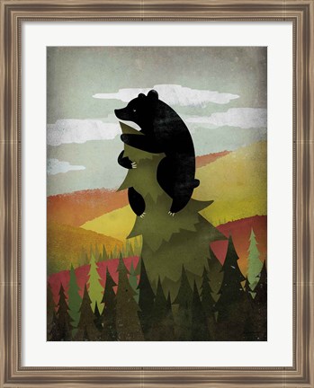 Framed Leaf Peeper No Words Print