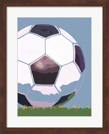 Framed Soccer Print