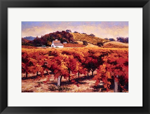 Framed Fields Aflame Print