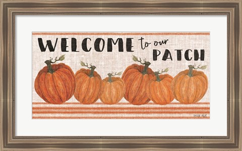 Framed Welcome to Our Pumpkin Patch Print