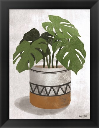 Framed Monstera Plant Print