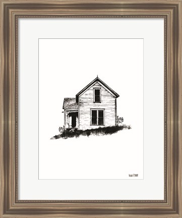 Framed Farmhouse II Print