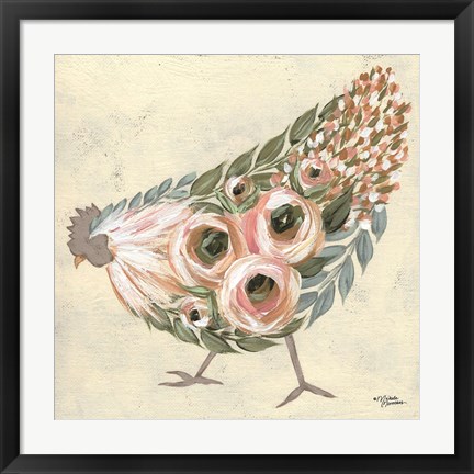 Framed Astrid the Hen Print