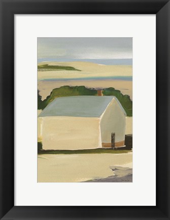 Framed Seaside Cottage 1 Print