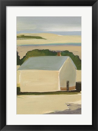 Framed Seaside Cottage 1 Print