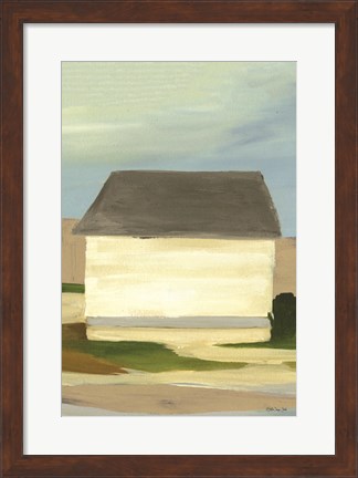 Framed Seaside Cottage 2 Print