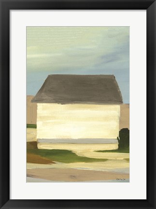 Framed Seaside Cottage 2 Print