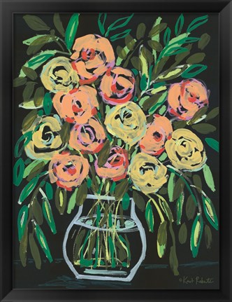 Framed Blooming at Night Print