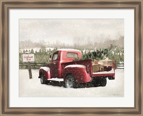 Framed Winter Stop Print