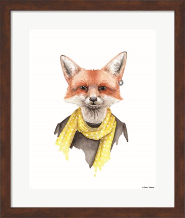 Framed Foxxy Fox Print