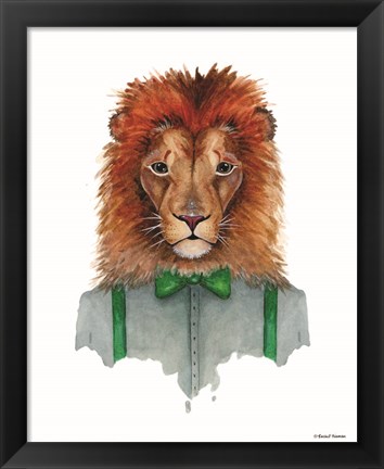 Framed Lovely Lion Print