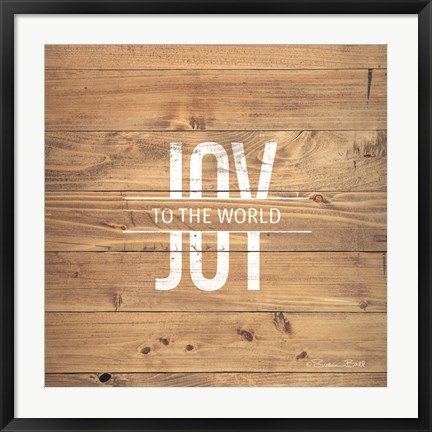 Framed Joy to the World Print