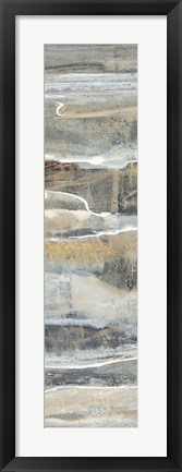 Framed Spring Stream Gold Crop Print