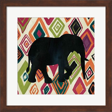 Framed African Animal I Jewel Print