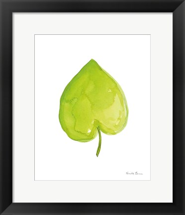 Framed Fresh and Green III Print