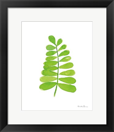 Framed Fresh and Green II Print