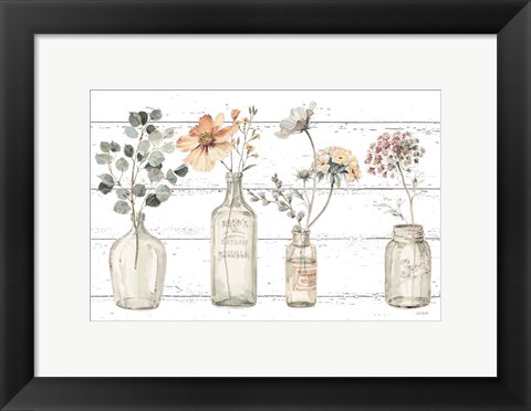 Framed Country Weekend VIII v2 Fall Flower Print