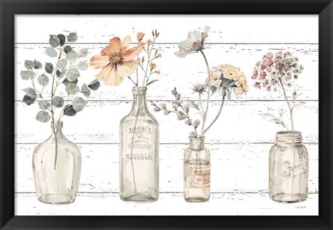 Framed Country Weekend VIII v2 Fall Flower Print