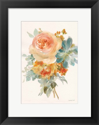 Framed Autumn Garden Bouquet II v2 Print