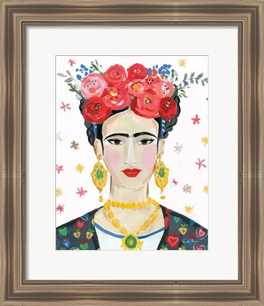 Framed Homage to Frida Bright Print