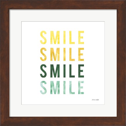 Framed Smile Smile Print