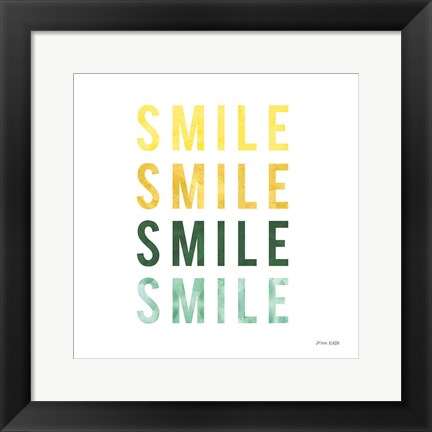 Framed Smile Smile Print