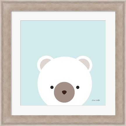 Framed Cuddly Bear Print