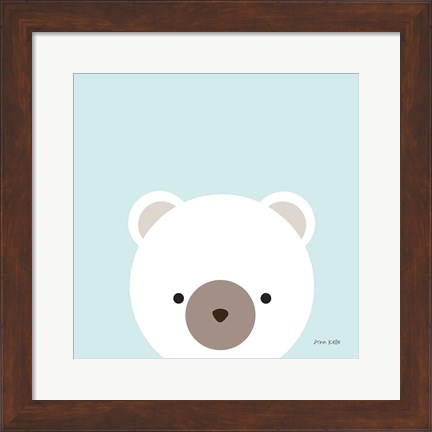 Framed Cuddly Bear Print