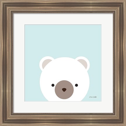 Framed Cuddly Bear Print