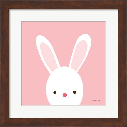 Framed Cuddly Bunny Print