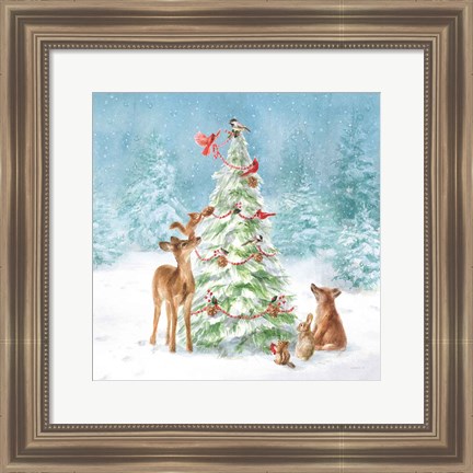 Framed Woodland Celebration II Print