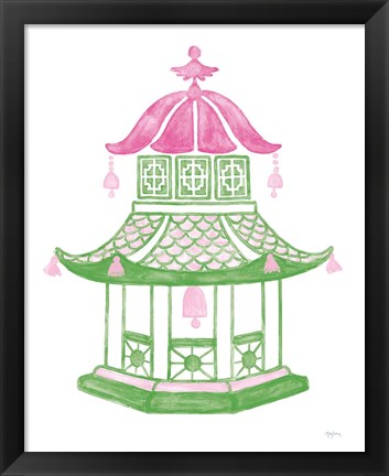 Framed Everyday Chinoiserie III Bright Print