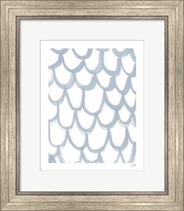 Framed Scallop I Print