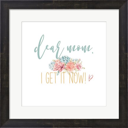Framed Bloom Mom Inspiration I Print