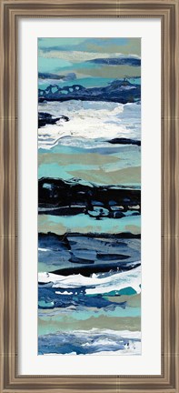 Framed Coastal Sea Foam III Print