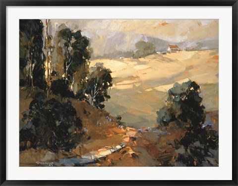 Framed Santa Ynez Valley Morning Print