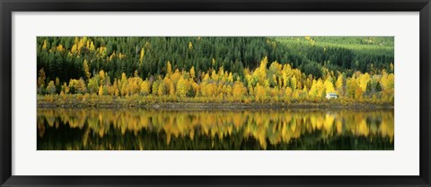 Framed Osterdalen Glomma River, Koppang, Norway Print