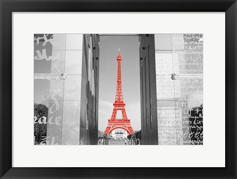 Framed Eiffel Tower Paris France Print