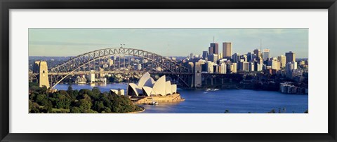 Framed Scenic View Of Sydney Opera House, Sydney, Australia Print