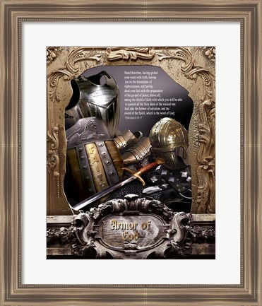 Framed Armor Of God Print