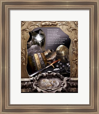 Framed Armor Of God Print