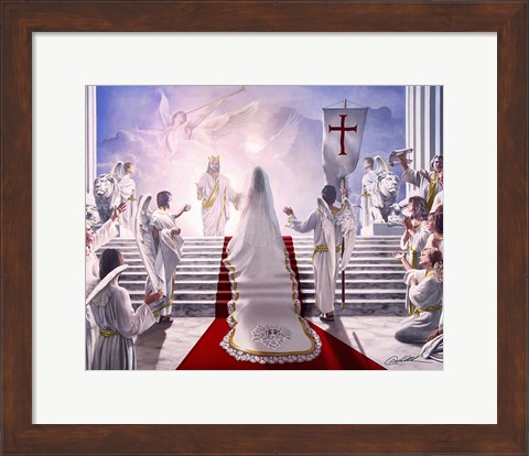 Framed Bride Of Christ Print