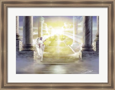 Framed Gateway To Heaven Print