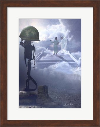 Framed Good Fight Vietnam Print