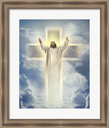 Framed He Is Risen Print