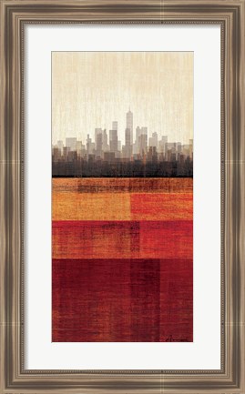 Framed Metropolitan Jewel-Box - Ruby Print